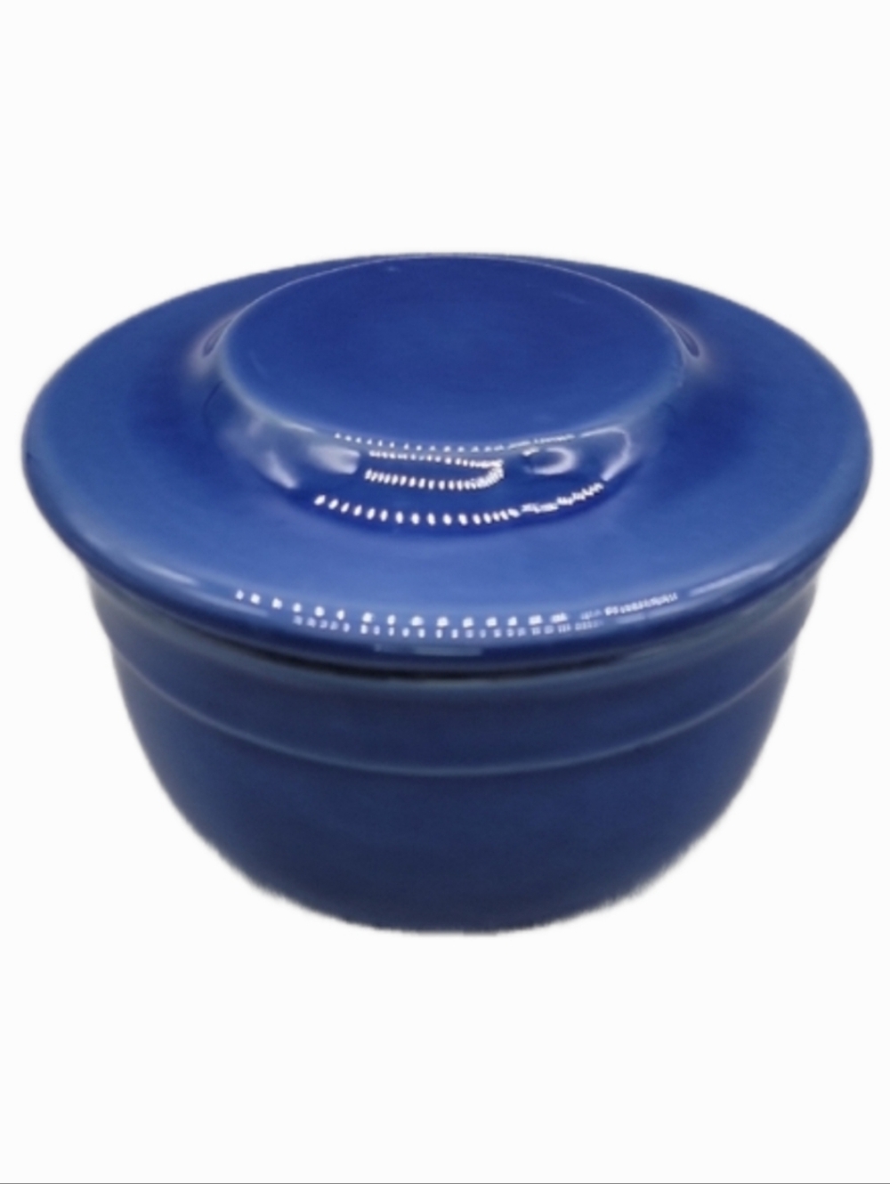 Emile Henry France Stoneware Blue Butter Bell